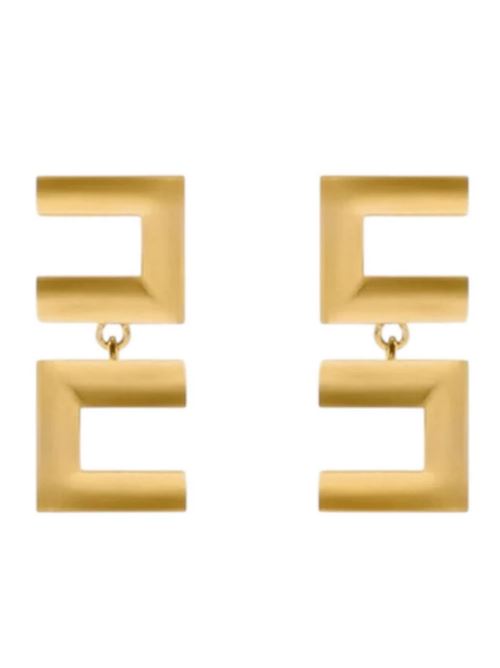 LOGO EARRINGS ELISABETTA FRANCHI | OR54A57E2U95 Oro Giallo